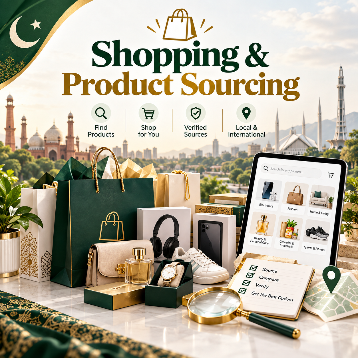 Shopping and product sourcing